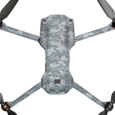 AIR2S Anti-Scratch Camera Vinyl Wrap Film Decal Skin for DJI Air 2S Body Accessories Protective Sticker Protector Coat (Mamba Grey White, for DJI Air 2S)