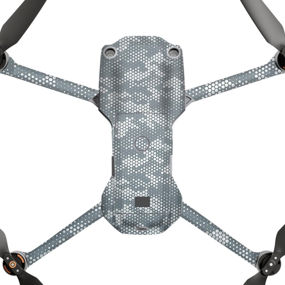 AIR2S Anti-Scratch Camera Vinyl Wrap Film Decal Skin for DJI Air 2S Body Accessories Protective Sticker Protector Coat (Mamba Grey White, for DJI Air 2S)