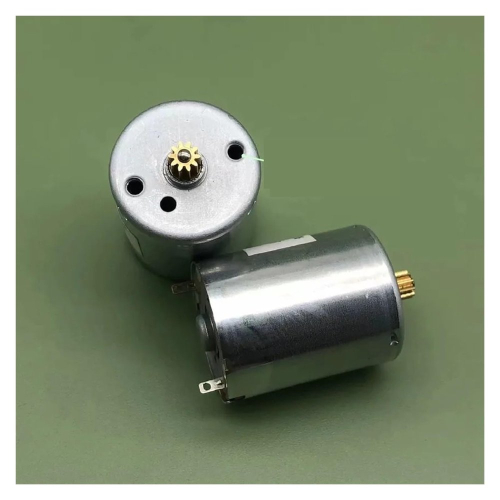 1PC Electronic Starter Precious Metal Brush RFK-370C-2785 Electronic Starter with Gear DC Electronic Starter Shaft Length 6mm with 2 M3 Holes Motor Drivers