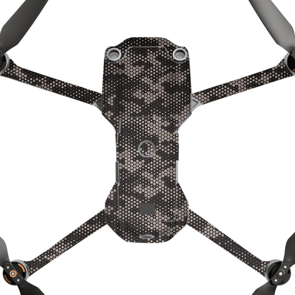 AIR2S Anti-Scratch Camera Vinyl Wrap Film Decal Skin for DJI Air 2S Body Accessories Protective Sticker Protector Coat (Mamba Titanium, for DJI Air 2S)