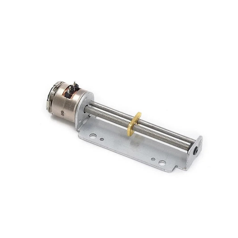 10mm Diameter Stepper Electronic Starter 2-Phase 4-Wire 32mm Stroke Linear Actuator Stepping Electronic Starter Precision Linear Screw Slider Nut Motor Drivers