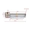 10mm Diameter Stepper Electronic Starter 2-Phase 4-Wire 32mm Stroke Linear Actuator Stepping Electronic Starter Precision Linear Screw Slider Nut Motor Drivers view 3