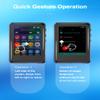 64GB MP3 Player with Bluetooth 5.3, Full Touch Screen Mp3 Mp4 Music Player Built-in Speaker,FM Radio,Voice Recorder,Ebook,Support 512GB TF Card,Shuffle. Earphones Included view 2