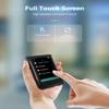 64GB MP3 Player with Bluetooth 5.3, Full Touch Screen Mp3 Mp4 Music Player Built-in Speaker,FM Radio,Voice Recorder,Ebook,Support 512GB TF Card,Shuffle. Earphones Included view 4