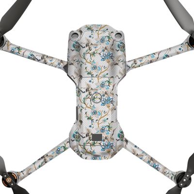 AIR2S Anti-Scratch Camera Vinyl Wrap Film Decal Skin for DJI Air 2S Body Accessories Protective Sticker Protector Coat (Crane White, for DJI Air 2S)