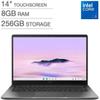 ASUS Chromebook Plus CX 14" FHD Touchscreen Laptop with Google AI|Intel Core 3 N355 Processor|Intel UHD Graphics|Gray| 8GB RAM DDR5 | 256GB SSD | Chrome OS | Bundle with Wireless Mouse view 2