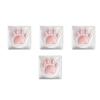 4-Pack Cat Paw Keycaps - Silicone & ABS Cute Mechanical Keyboard Caps, Dye-Sublimation Cat Claw & Fingerprint Keycaps for Custom Typing view 1