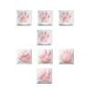 4-Pack Cat Paw Keycaps - Silicone & ABS Cute Mechanical Keyboard Caps, Dye-Sublimation Cat Claw & Fingerprint Keycaps for Custom Typing view 2