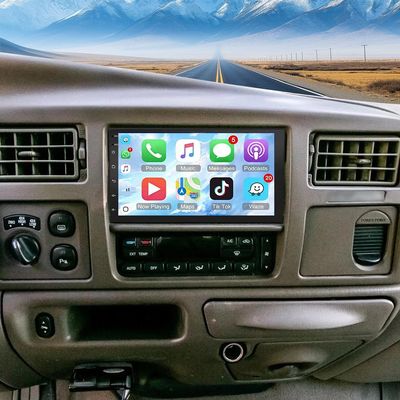 4+64G Double Din Car Stereo for Ford Mustang 1994-2004 Radio Upgrade Backup Camera, 7 inch Touch Screen Radio for Ford Mustang Head Unit Bluetooth with Wireless Carplay Auto Android GPS FM RDS
