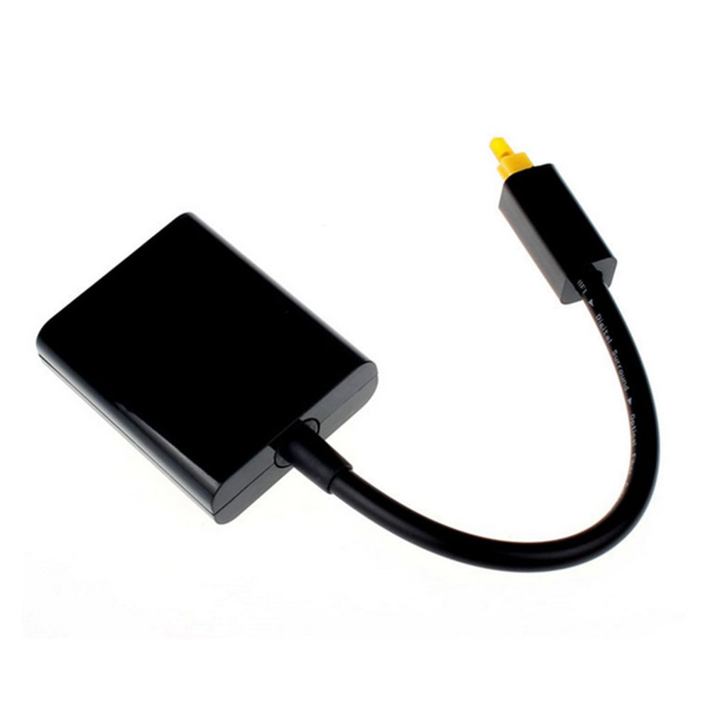 Yinziha Splitter 1 in 2 Out Splitter Cable Digital Cable SPDIF Sound Distributor for HDTV