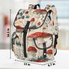 Adornori Red Mushroom Travel Laptop Backpack for Women Men Large Capacity Waterproof 15 Inch Computer Drawstring Nurse Casual Daypack for Travel Sports view 4