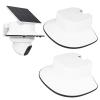 Camera Rain Cover Compatible with Eufy SoloCam E30,Eufy SoloCam E42, Camera Sun Rain Shade Anti Glare Cover, Weatherproof Cover with Resistance, 2 Pack, White view 1