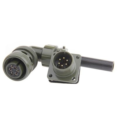 YQIRONRI MS5015 6 Pin U.S. Military Standard Aviation Plug Connector MS3108 14S-6PPlugPin