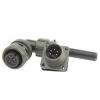 YQIRONRI MS5015 6 Pin U.S. Military Standard Aviation Plug Connector MS3108 14S-6PPlugPin view 1