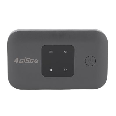 VELATEMOR 4G Portable WiFi Hotspot, 300Mbps High Speed Mobile Router with SIM Card Slot, Supports 10 Devices Connection, Portable Travel Internet for RV Camping (Black)