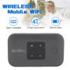 VELATEMOR 4G Portable WiFi Hotspot, 300Mbps High Speed Mobile Router with SIM Card Slot, Supports 10 Devices Connection, Portable Travel Internet for RV Camping (Black) view 2