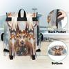 Adornori Deer Moose Travel Laptop Backpack for Women Men Large Capacity Waterproof 15 Inch Computer Drawstring Nurse Casual Daypack for Travel Sports view 3