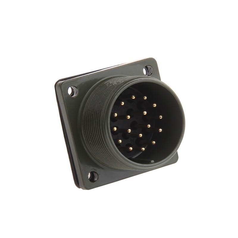 YQIRONRI MS5015 MS3106A 20-29S MS3102A 20-29P 17 Core 17Pin U.S. Military Standard Aviation Plug Connector