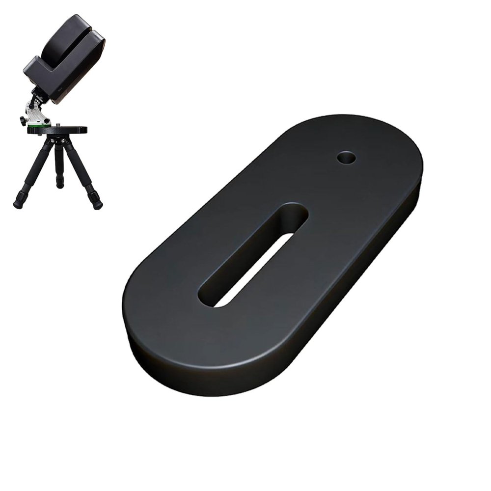 Equatorial Wedge Adapter for ZWO Seestar S30/S50 Smart Telescope, Adjustable EQ Mount Riser for Stable Astronomy Setup (Coupler,Flat)