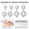 VAMOTRA Smart Ring for Women & Men, Fitness Tracker Ring with Heart Rate Monitor, HRV, Sleep Tracking, No Subscription Fee, 10ATM Waterproof Activity Ring for iPhone & Android (Black, 9) view 2