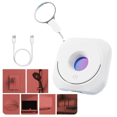 Hidden Camera Detector, Portable Anti-Spy Device with Infrared Detection, Handheld Spy Camera Finder for Hotels, Airbnb, Travel Privacy Protection (White)