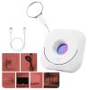 Hidden Camera Detector, Portable Anti-Spy Device with Infrared Detection, Handheld Spy Camera Finder for Hotels, Airbnb, Travel Privacy Protection (White) view 1