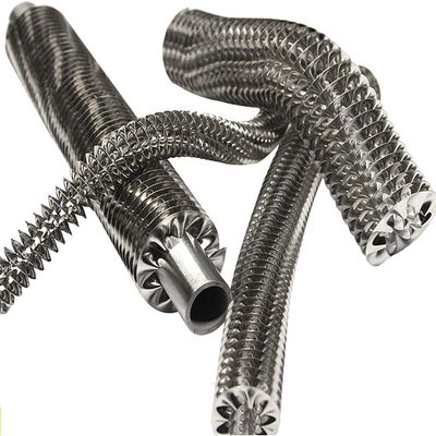 1PCS 1M Stainless Steel Spiral Hollow Fin Heat Sink for Tubular Cooling Tube Heat Conduction Heating Fin Tube Drying Radiator Parts(ID12mm Height 9.5mm) ID20mm Height 9.5mm