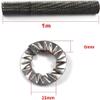 1PCS 1M Stainless Steel Spiral Hollow Fin Heat Sink for Tubular Cooling Tube Heat Conduction Heating Fin Tube Drying Radiator Parts(ID12mm Height 9.5mm) ID20mm Height 9.5mm view 2