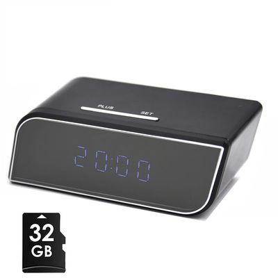 Akrenar Clock Camera HD Wireless Camera wifh 32GB, WiFi Cam for Home Indoor Security with Motion Detection
