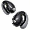 Boytond Ultra Open Ear Earbuds - Ergonomic Clip-On Earbuds, Bone Conduction Over-The-Ear Headphones with Waterproof Design and Secure Fit for Small Ears, Urban Black view 1