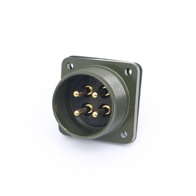 YQIRONRI 22-22P Sock Pin Aviation Plug Servo Motor Connector MS5015 4-core 4 US Military Standard