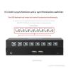 8-Port DNF USB Keyboard Mouse Synchronizer KVM Switch & Distributor for Gaming Studios, Surveillance, Stock Market and Office view 3