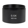 0.5X 0.7X Auxiliary Objective Lens For Trinocular Binocular Stereo Zoom Microscope, 48Mm Mounting Diameter Glass Optics, Increases Or Reduces Magnification(0.5X) view 2