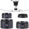 0.5X 0.7X Auxiliary Objective Lens For Trinocular Binocular Stereo Zoom Microscope, 48Mm Mounting Diameter Glass Optics, Increases Or Reduces Magnification(2.0X) view 4
