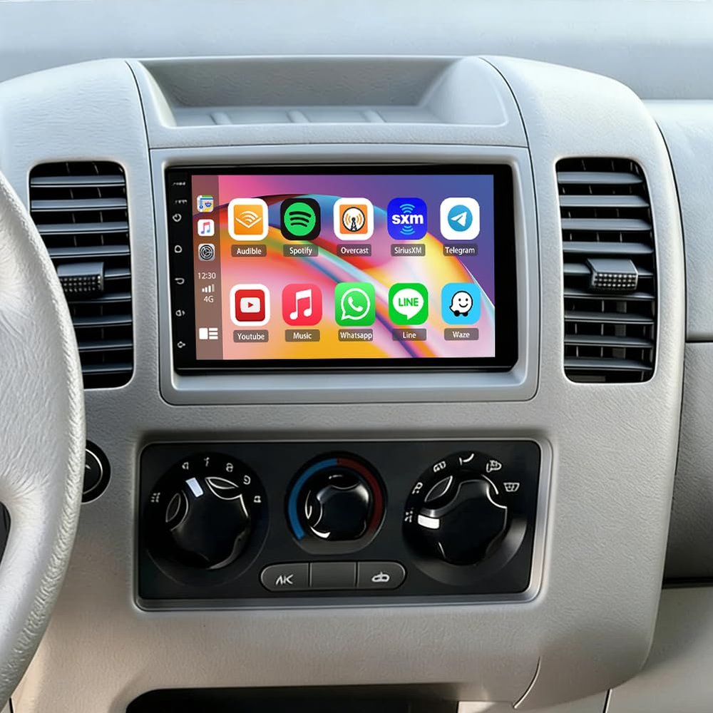 2+64G Double Din Radio Stereo for GU Patrol 2001 with Wireless Carplay & Android Auto,7 Inch Android 15 Car Audio Receiver GPS Navigation Unit with Bluetooth Head Unit WiFi SWC