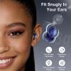 WXQZXO 2026 Sleep Earbuds Bluetooth 6.0 in Ear, Small Earplugs for Side Sleepers, 48H Playtime Sleep Earphones with Sleep Mode, Personal Alarm, Mini Sleep Headphones with Sleep Monitor and APP, Blue view 3