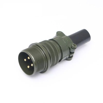 YQIRONRI MS3101A-22-22P Aviation Plug Servo Motor Connector MS5015 4-core 4 Pin US Military Standard