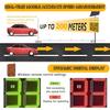 BDJSN Solar Powered Radar Speed Detector, 60x90cm LED Solar Radar Speed Limit Sign, IP65 Waterproof, Includes Solar Panel & Remote, for Highways & Streets view 2