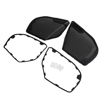BID4ZE Black Front Fairing Speaker Grills Mesh Covers Fit For Harley CVO Road Glide FLTRXSE 2023-2025 CVO Road Glide ST FLTRXSTSE Road Glide FLTRX 2024-2025
