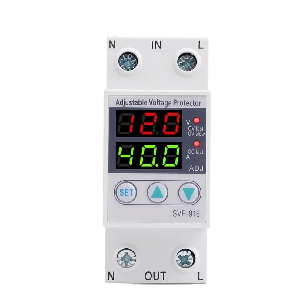 10V/120V 40A Digital Display Surge Circuit Breaker with Undervoltage and Overvoltage Protection