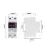 10V/120V 40A Digital Display Surge Circuit Breaker with Undervoltage and Overvoltage Protection view 3