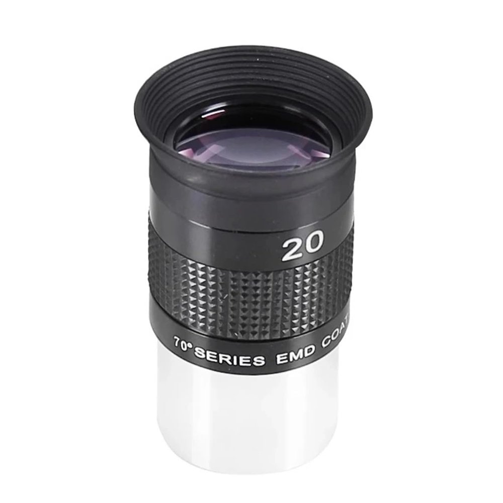 1.25 Inch 70 Degree 20mm Super Wide Angle Parfocal Eyepiece Telescope Accessory Astronomical Telescope Part