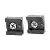 SHOWERORO 2Pcs Multifunction Cold Shoe Flash Adapter Mounts for Photographers, Quick Release Shoe Flash Bracket Compatible with Light Stands, Black view 1