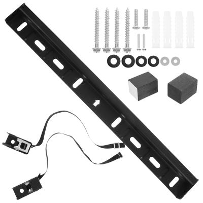 BESPORTBLE No-Drill Studless TV Wall Mount Bracket for 32-65 Inch Tvs with L-Shaped Mechanical Design and Sponge Pads for Drywall Installation