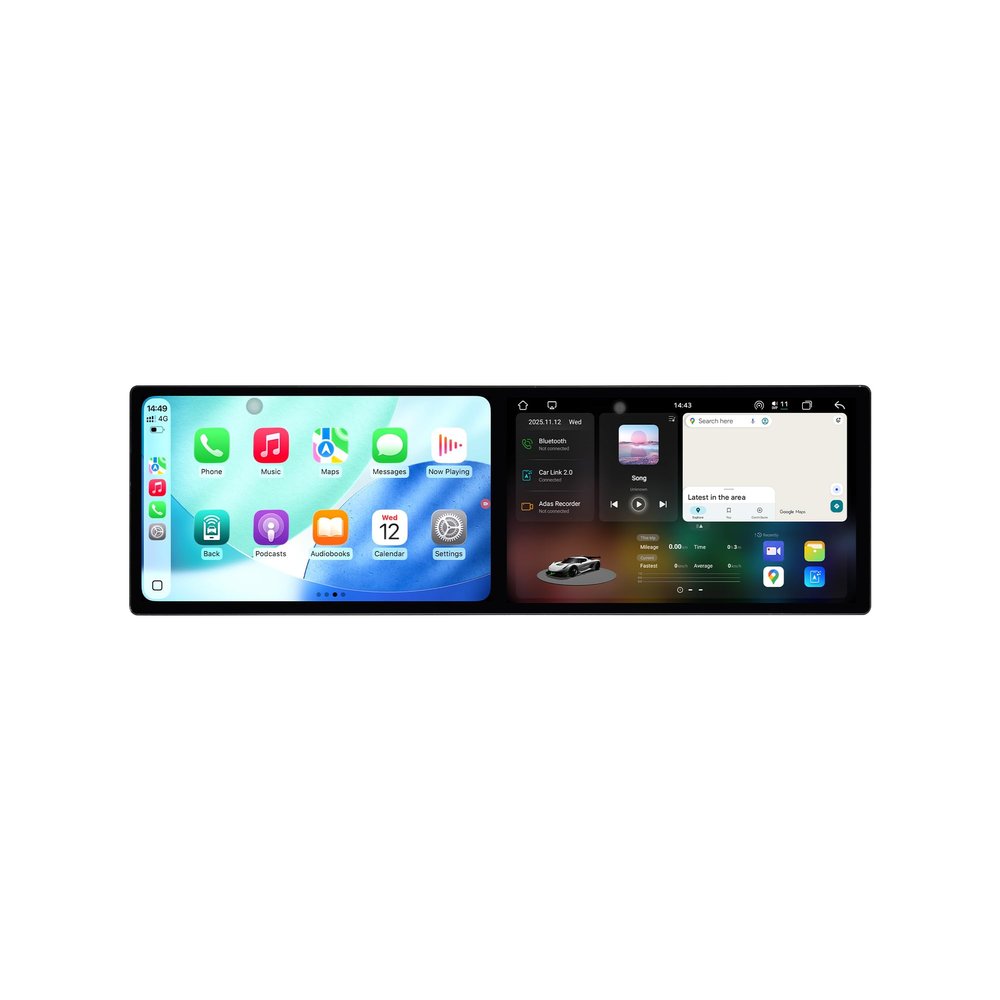 Doubl 9.1 inch 12+256GB Android 15 HD Car Radio for BMW X3/X4 2011-2017 CIC EVO F30 F31 F34 F35 F32 F33 F36 Head Unit Wirless Carplay GPS Navigation Screen Upgrade Multimedia Player Android Auto
