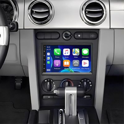 7" Android 14 Car Stereo Radio for Ford Mustang 2005 2006 2007 2008 2009 with Carplay Android Auto,Touch Screen Car Radio with GPS Navigation Bluetooth WiFi FM RDS SWC AHD Backup Camera, 2+32G