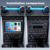 7" Android 14 Car Stereo Radio for Ford Mustang 2005 2006 2007 2008 2009 with Carplay Android Auto,Touch Screen Car Radio with GPS Navigation Bluetooth WiFi FM RDS SWC AHD Backup Camera, 2+32G view 2