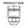 10.1Inch 2Din Installation Dash Kit Fits for Jeep Compass 2007-2009 Aftermarket Android Car Radio Stereo Mounting Fascia Panel view 3
