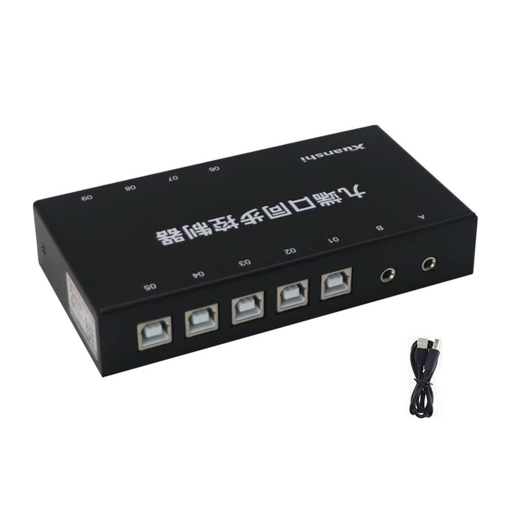 9 Ports USB Synchronizer - Keyboard Mouse Sync Controller, Multi Open for DNF Game Studios, Security/Stock Market Surveillance/Offices