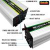 15000-20000W Pure Sine Wave Power Inverter 12V/24V/48V/60V DC to 220V AC Car Plug Adapter Converter Multi-Protection(18000w,60v-220v) view 2